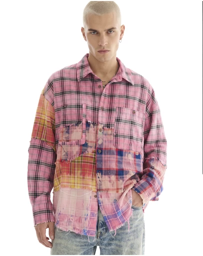 THE TALES - The Tales Reworked And Destroyed Check Shirt