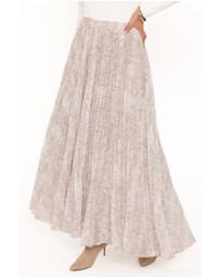 Petal & Pup - Nicki Pleated Maxi Skirt - Snake Print