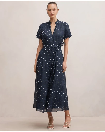 Forever New - Therese Short Sleeves Midi Dress
