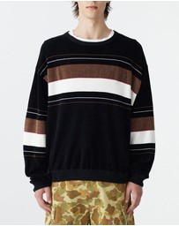 Bassike - Velour Crew Neck Knit