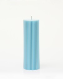 XRJ Celebrations - Pillar Pastel Blue Candle