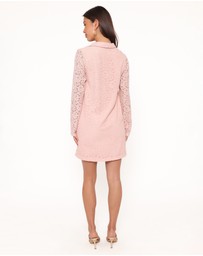 Petal & Pup - Cidel Mini Dress - Pink Lace