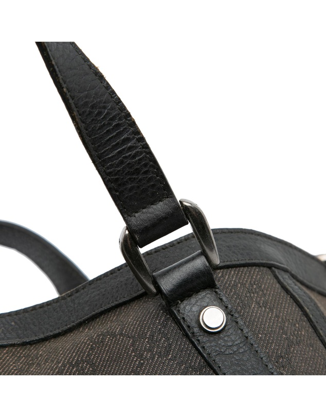 Gucci - Pre-Loved GG Denim Abbey D Ring Satchel