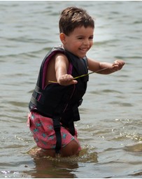 Tolu Australia - Boys Orange Swim Shorts With Crabs