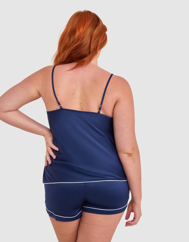 Bras N Things - Liquid Satin Cami - Navy