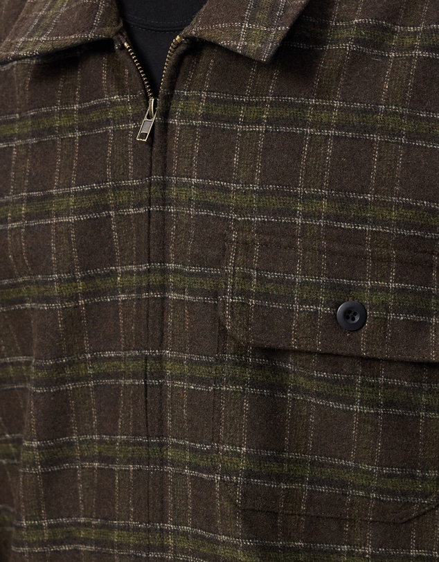 S Double - LS Zip Thru Overshirt