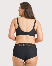 Ava & Audrey  - Ava & Audrey Tilly Microfibre & Lace Full Brief
