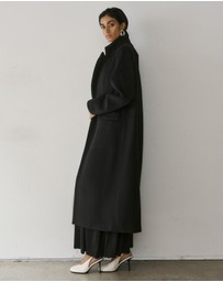 Minima Esenciales - Maren Brushed Wool Long Coat