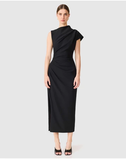 Elliatt - Chantal Asymmetrical Midi Dress
