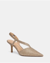 Wittner - Lannie Metallic Lurex Slingbacks