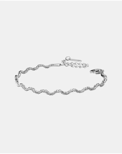 Zoe Olivia - Waterproof Solara Textured Wave Bracelet