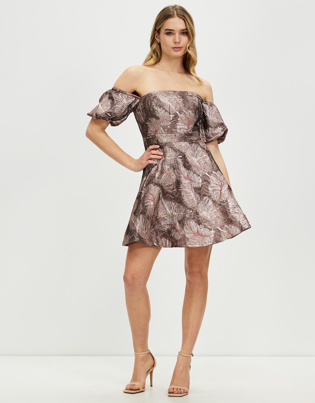 Romance by Honey and Beau - Milla Puff Sleeve Dress