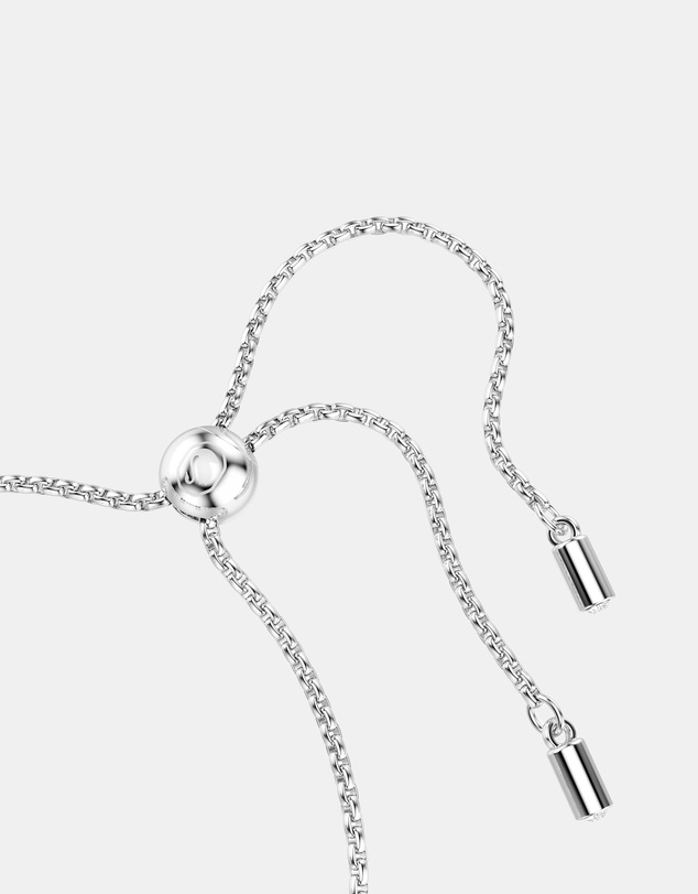 Swarovski - Imber Tennis Bracelet, Mixed Round Cuts, White, Rhodium Plated