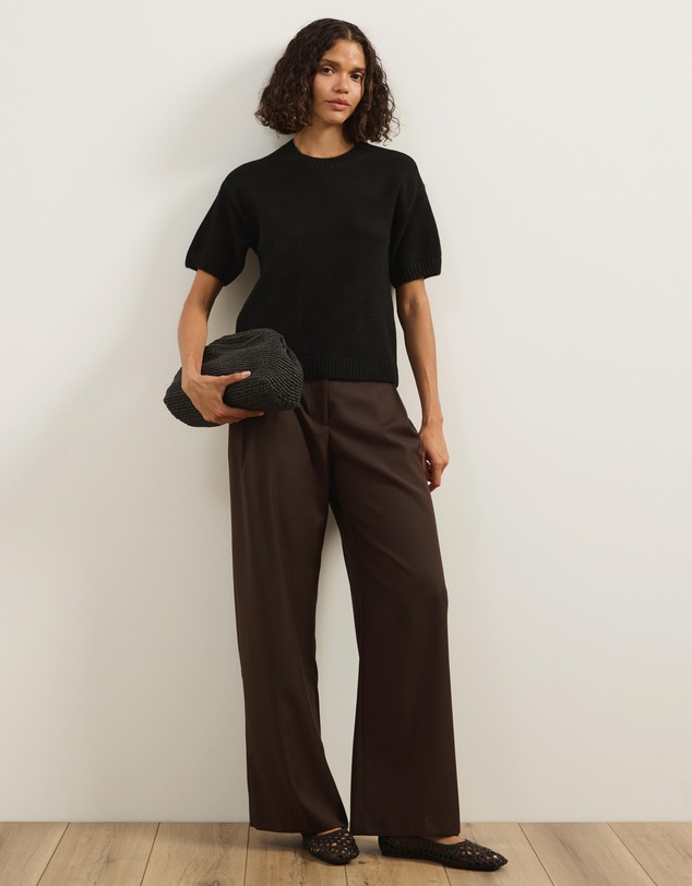 Atmos&Here - Ayla Knitted Boxy T-Shirt