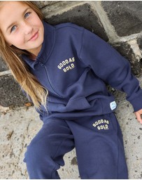 Skwosh - Good As Gold Kids Sweat Pant in Navy