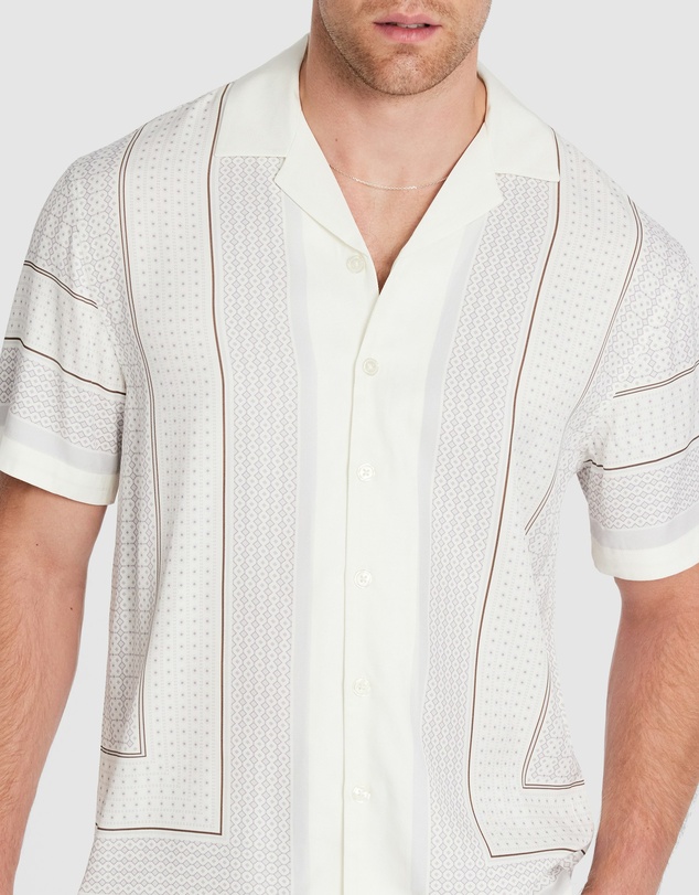 Tarocash - Jaques Viscose Geo Shirt