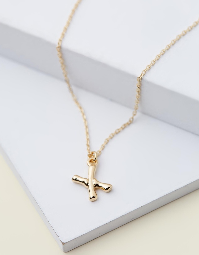 Zahar - Letter X Necklace