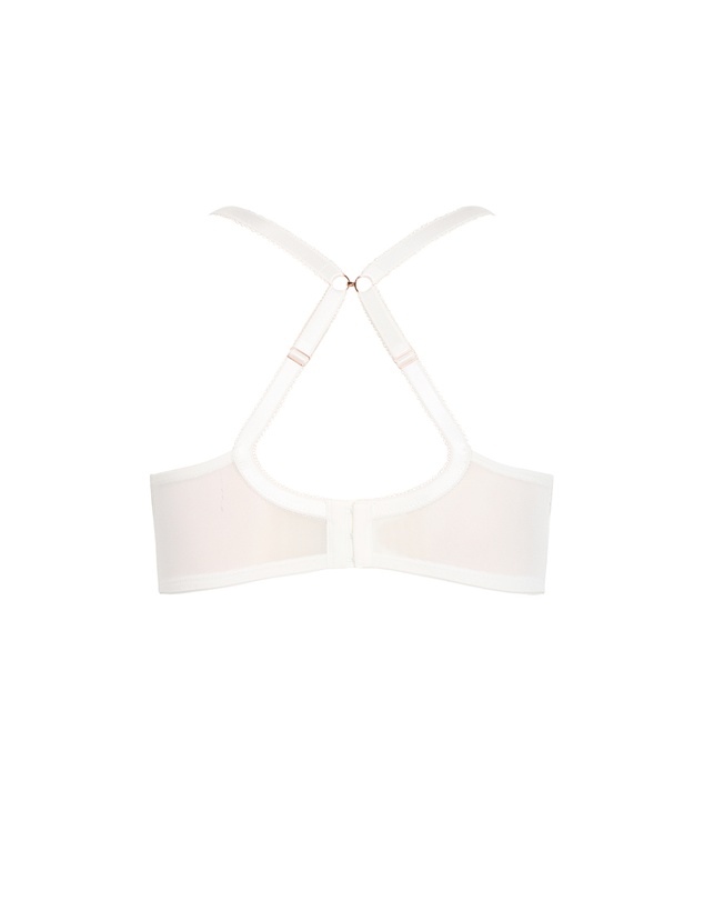 City Chic - Plus size Ophelia Push Up Bra - ivory