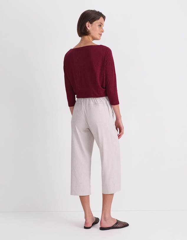 Sportscraft - Rosa Crop Linen Pant