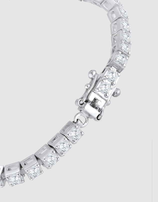 Elli Jewelry - Zirconia Bracelet in 925 Silver