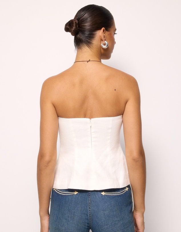 AERE - Arden Strapless Top