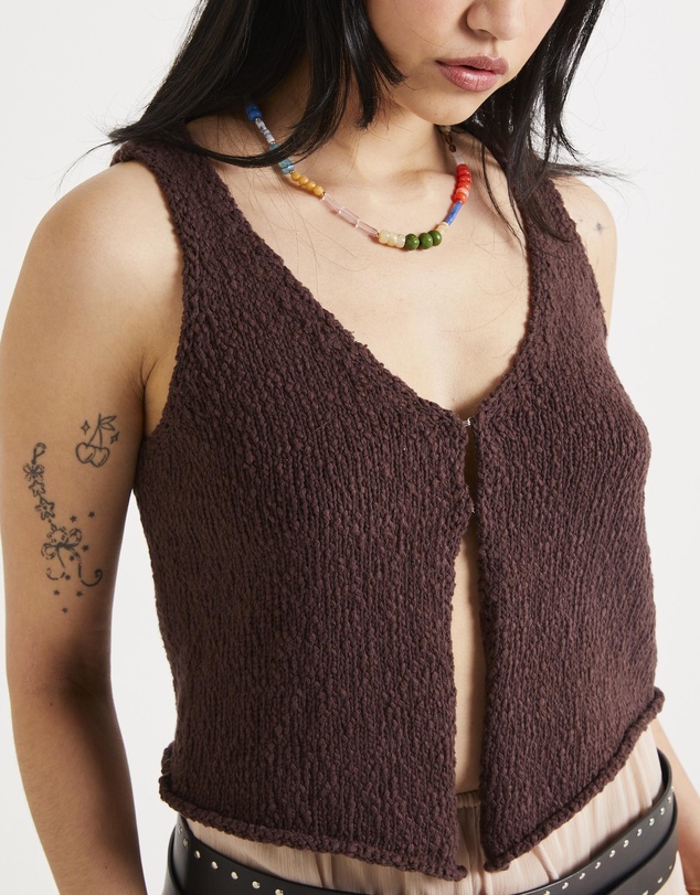 Subtitled - Bel Boucle Vest Top