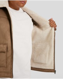 Johnny Bigg - Val Sherpa Suede Jacket