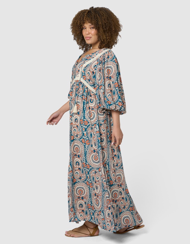 The Poetic Gypsy - Aqua Breeze Maxi Dress