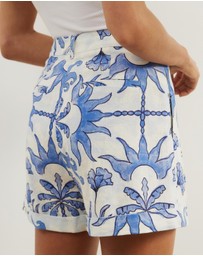 Atmos&Here - Isla Linen Blend Shorts