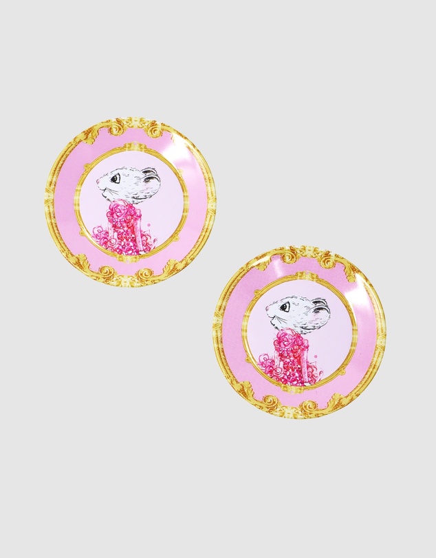 Claris the Chicest Mouse in Paris - Claris The Chicest Mouse In Paris 11 Pieces Tea Set with Woven Basket