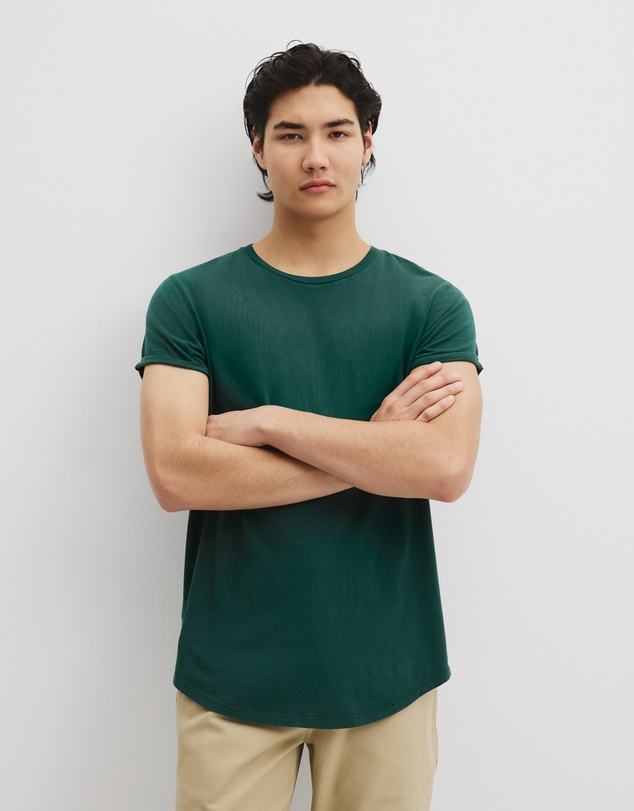 Country Road - Australian Cotton Longline Garment Dye T-shirt