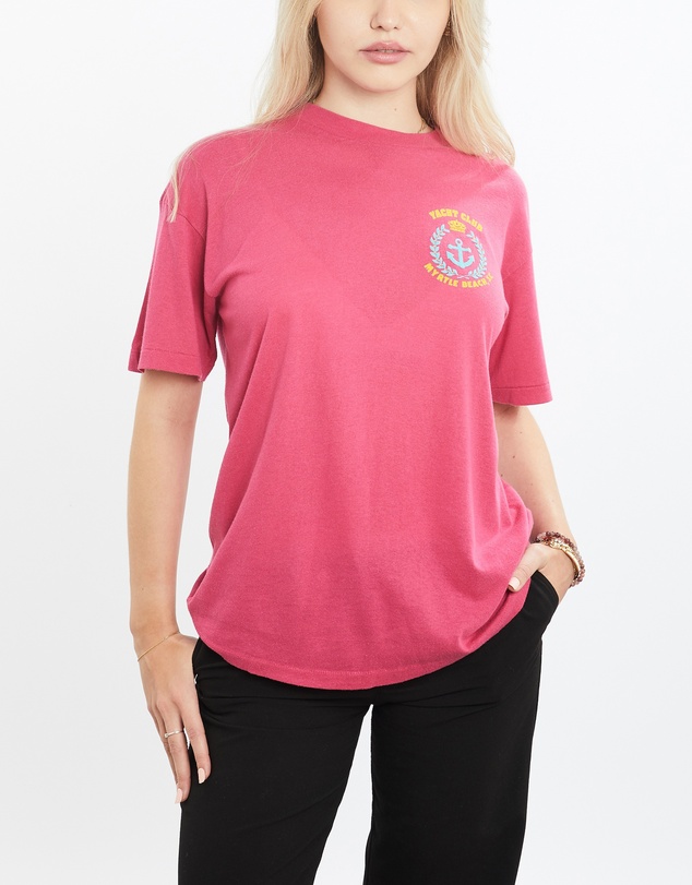Vintage by The Real Deal - Pre Loved - Vintage 80s Yacht Club Myrtle Beach, S.C Tee