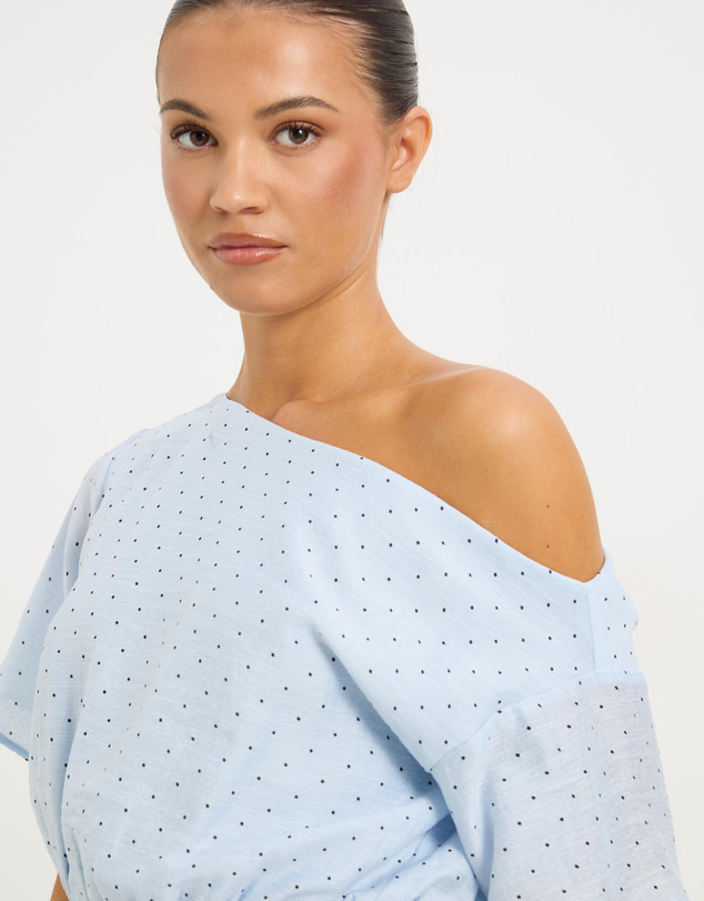 Calli - Marlow Sheer Off The Shoulder Top