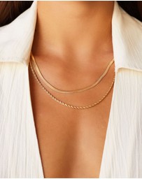 HOUSE OF SLANI - Gold Filled Rope Chain Necklace