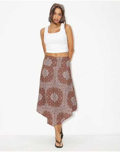Brown Paisley