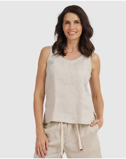 CAMIXA - Tanya Tank Linen Top
