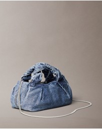 Calvin Klein - Twisted Denim Crossbody Bag