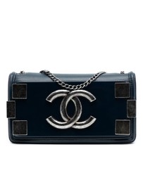 Pre-Loved by Azura Reborn - Pre-Loved Lambskin and Acrylic Boy Brick Horizontal Flap