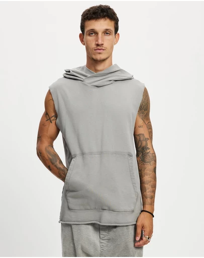 Surrounded By Ghosts - The Anandite French Terry Sleeveless Hoodie