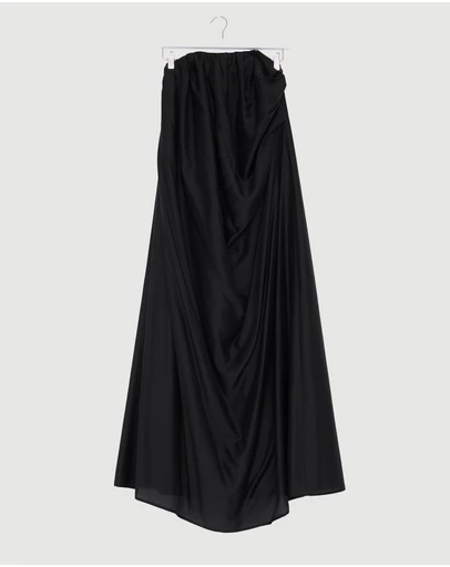 Revibe - Repaired Minima Esenciales Lana Draped Maxi Dress - AU 6