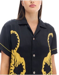 THE TALES - Crouching Tiger Silk Shirt