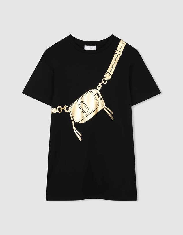 Marc Jacobs - Crossbody Bag Print T-Shirt Dress - Kids-Teens