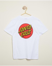 Santa Cruz - Classic Dot Chest Tee - Teens