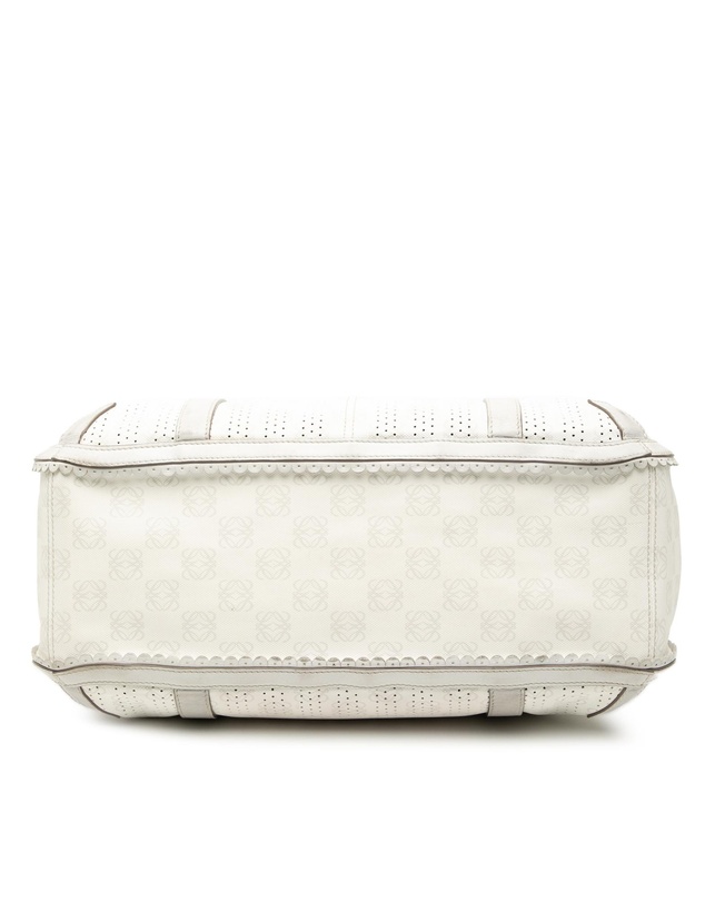 Pre-Loved by Azura Reborn - Pre-Loved Anagram Perforated Coated Canvas Tote