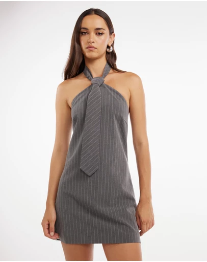 Dazie - Friday Dazed Tie Detail Mini Dress