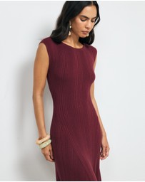 AERE - Tori Rib Knit Dress