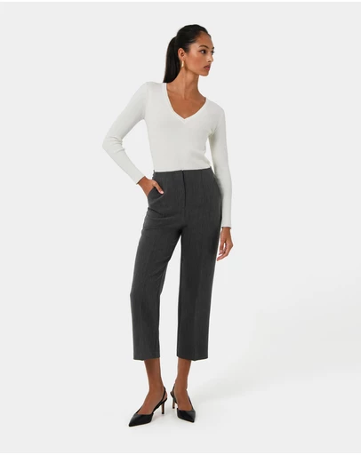 Forcast - Lee Tailored Cropped Pants