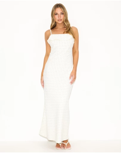 Dazie - Alvarez Polka Midi Dress