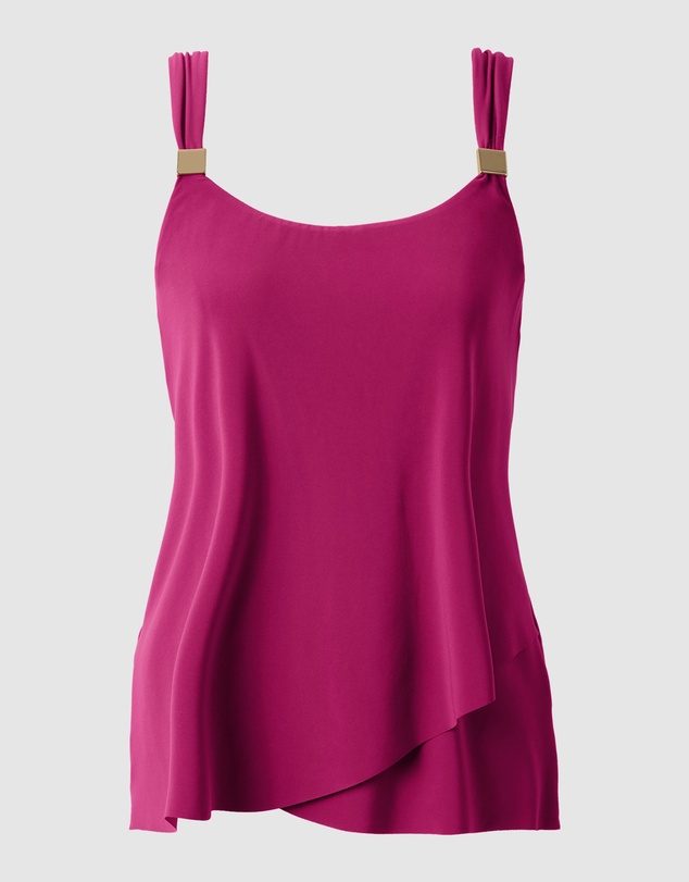 Miraclesuit Swimwear  - Dazzle Underwired Draped Tankini Top