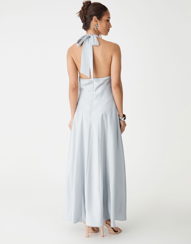 Forcast - Santana Halter Satin Dress
